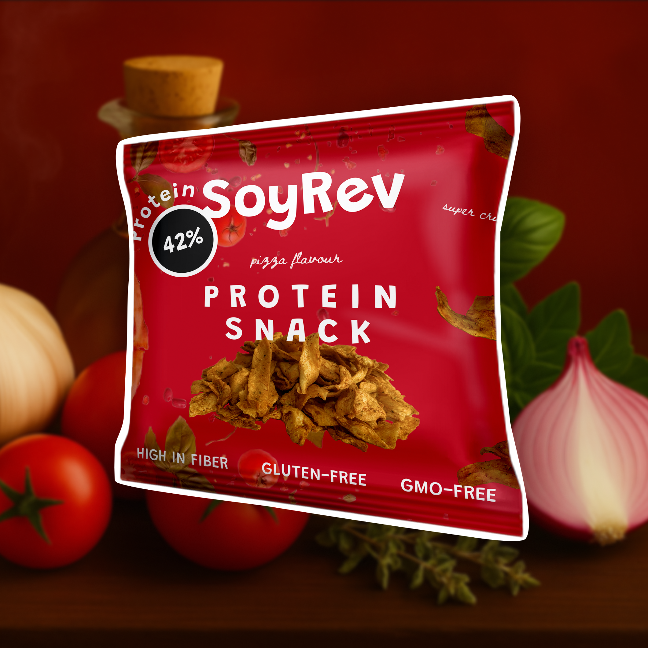 Pizza - SoyRev - 42g de Protéines | Faible en glucides et lipides