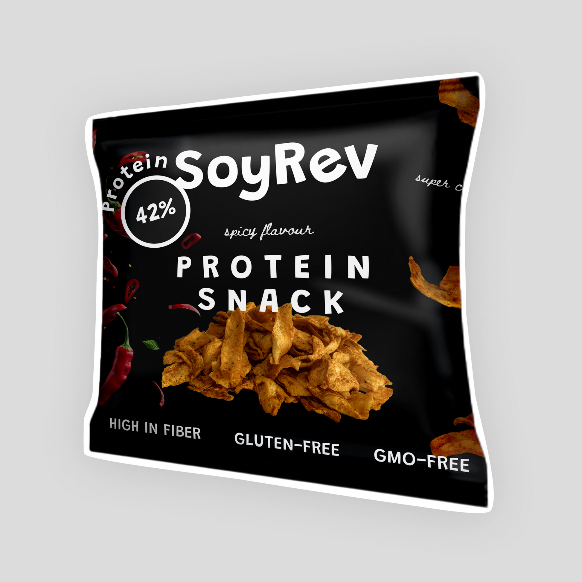 Spicy - SoyRev - 42g de Protéines | Faible en glucides et lipides