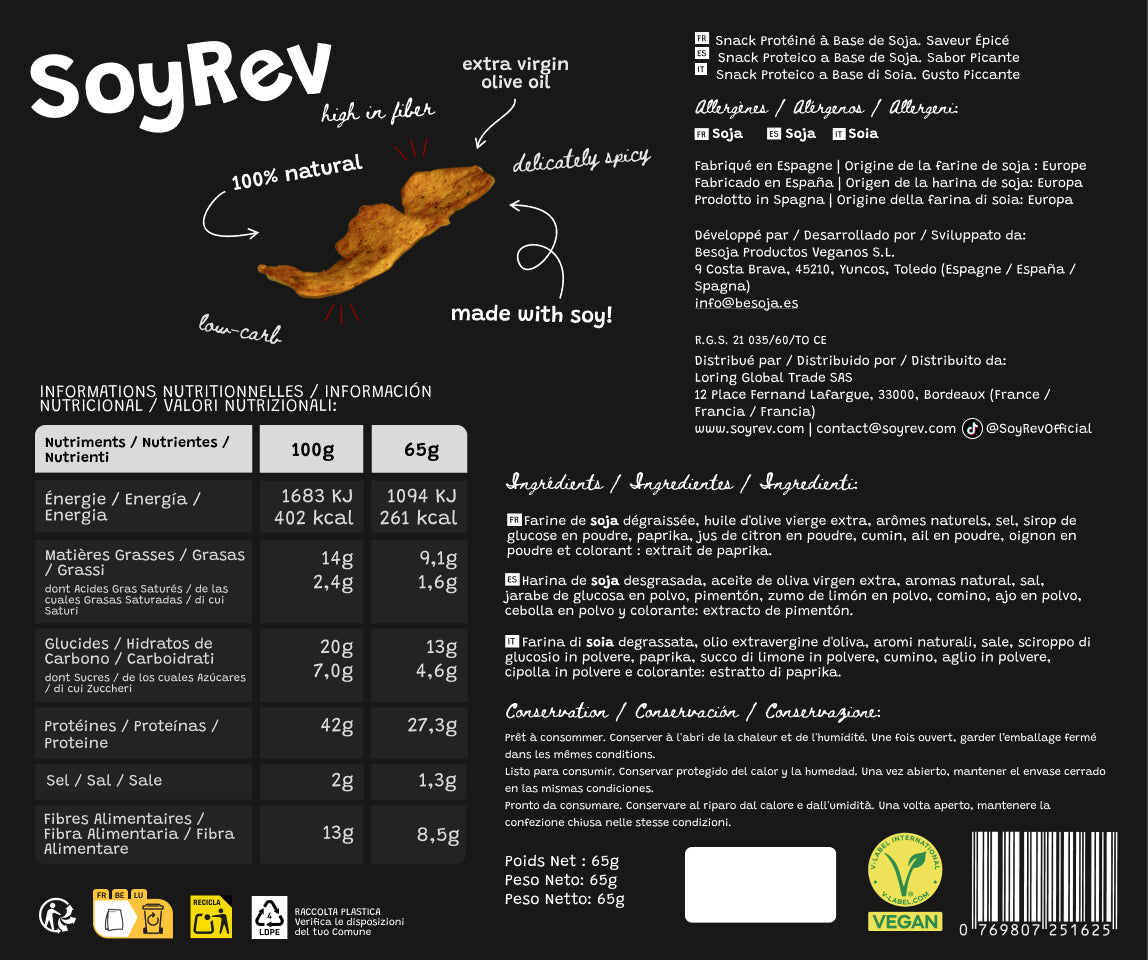 Pack 4 Saveurs - SoyRev
