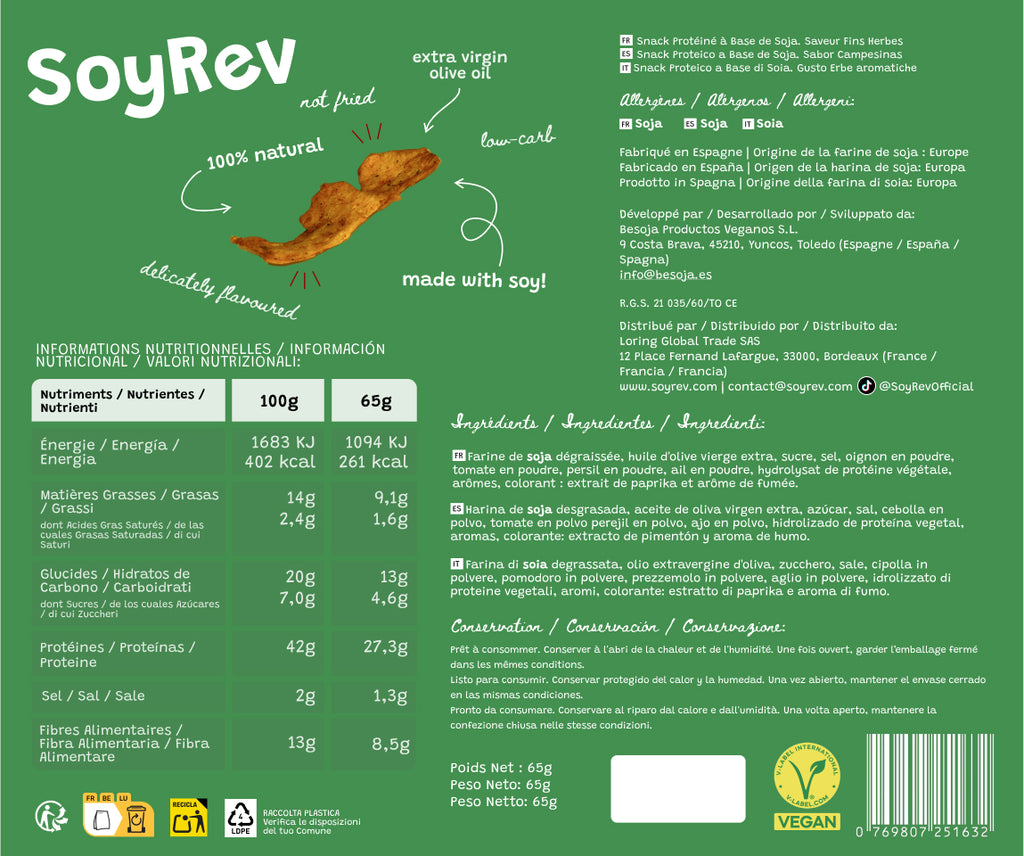 Pack 4 Saveurs - SoyRev